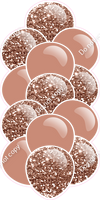 Rose Gold - Balloon Tower - Sparkle