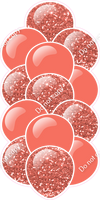 Coral - Balloon Tower - Sparkle
