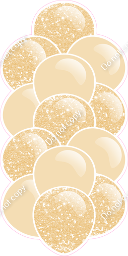 Champagne - Balloon Tower - Sparkle