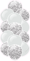 Light Silver - Balloon Tower - Sparkle