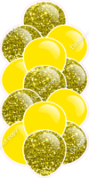 Yellow - Balloon Tower - Sparkle
