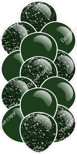 Hunter Green - Balloon Tower - Sparkle