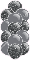 Silver - Balloon Tower - Sparkle
