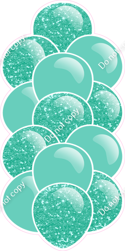 Mint - Balloon Tower - Sparkle