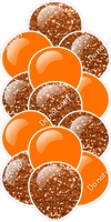 Orange - Balloon Tower - Sparkle