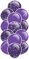 Purple - Balloon Tower - Sparkle