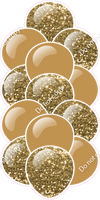 Gold - Balloon Tower - Sparkle