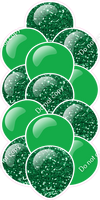 Green - Balloon Tower - Sparkle