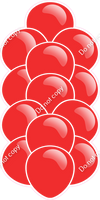 Red - Balloon Tower - Flat