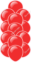 Red - Balloon Tower - Flat