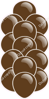 Chocolate - Balloon Tower - Flat