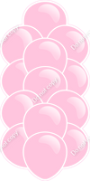 Baby Pink - Balloon Tower - Flat