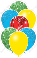 Yellow, Lime, Caribbean, Red Balloon Bundle