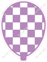 Lavender & White Checker