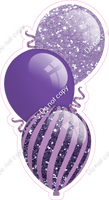 Sparkle - Lavender & Purple Triple Balloon Bundle