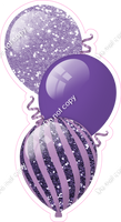 Sparkle - Lavender & Purple Triple Balloon Bundle