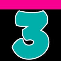 Flat - 12" BBT 41 pc Number Sets