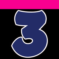 Flat - 12" BBT 41 pc Number Sets