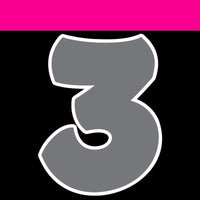 Flat - 12" BBT 41 pc Number Sets