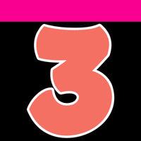 Flat - 12" BBT 41 pc Number Sets