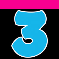 Flat - 12" BBT 41 pc Number Sets