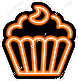 NEON - Orange Cupcake