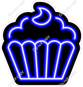 NEON - Blue Cupcake