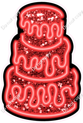 NEON - Red Cake - Sparkle