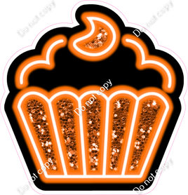 NEON - Orange Cupcake - Sparkle
