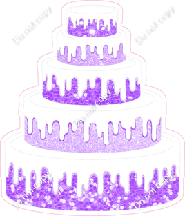 Lilac Sparkle Cake