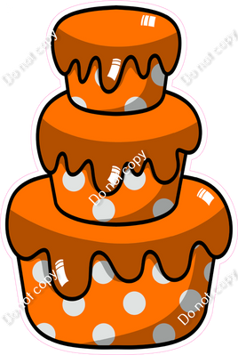 Cartoon Cake - Orange