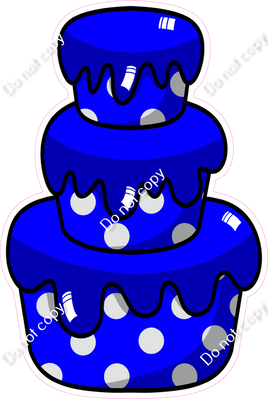 Cartoon Cake - Blue