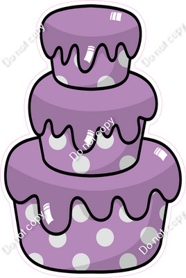 Cartoon Cake - Lavender