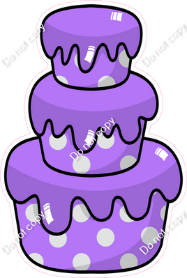 Cartoon Cake - Lilac