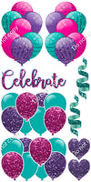 9 pc Celebrate Set - Multi Color