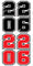 4 pc 2026 Varsity Vertical (Choose Color / Style) Note Section Upon Checkout