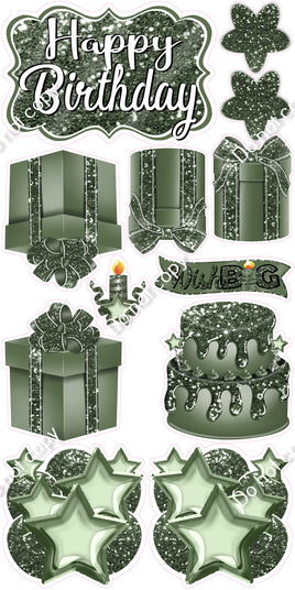 12 pc Quick Sets #2 - Sparkle Sage
