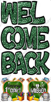 5 pc Sparkle Split Welcome Back Sets