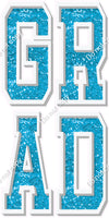 GRAD Varsity Letters - Sparkle - Choose Color