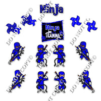 16 pc Ninja Theme