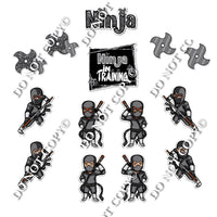 16 pc Ninja Theme