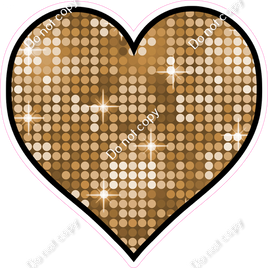 Disco - Gold - Outlined