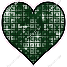 Disco - Hunter Green - Outlined