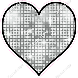 Disco - Light Silver - Outlined