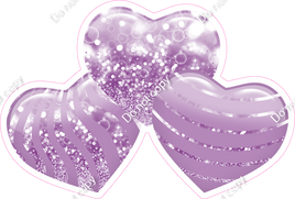 Bokeh - Lavender - Triple Heart Bundles