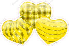 Disco - Yellow - Triple Heart Bundles