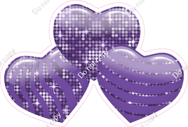 Disco - Purple - Triple Heart Bundles