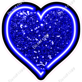NEON - Blue Heart - Sparkle