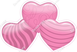 Flat - Bubblegum - Triple Heart Bundles