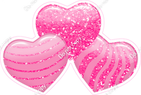 Sparkle - Bubblegum - Triple Heart Bundles